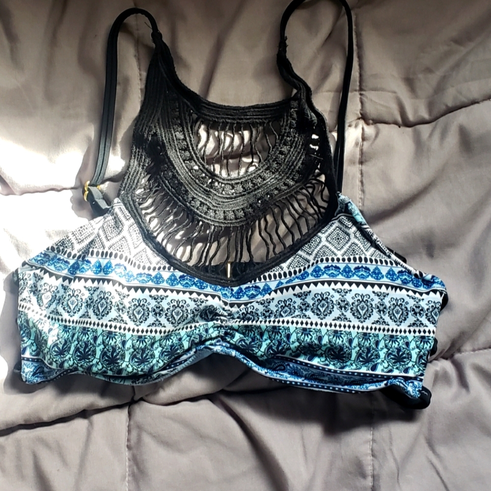This is a swim top